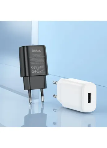 Мережевий зарядний пристрій з кабелем C134A Solid single-port charger set(Micro) 001-6942007621342 Hoco C134A charger set (Micro) (409744365)