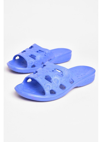 Синие шлепанцы пена женские синего цвета Let's Shop