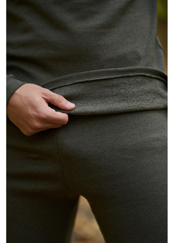 Термобілизна чоловіча "Thermo hot" хакі / Комплект термобілизни на флісі для спорту та активного відпочинку Intruder (365957275)