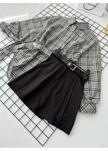 Жіноча спідниця-міні з плісировкою MonCher (352529258)