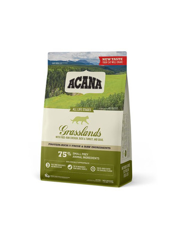 Сухий корм для кішок всіх порід Grasslands Cat 1.8 кг (a64218) Acana (315501841)