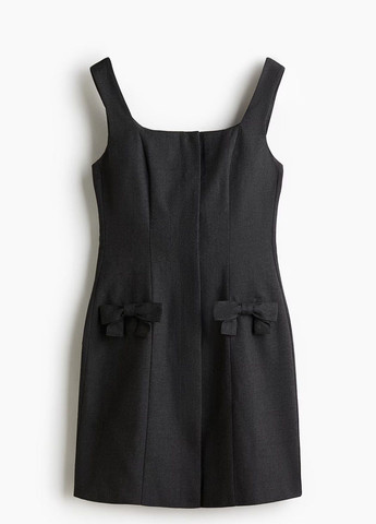 Темно-сіра ділова сукня H&M однотонна