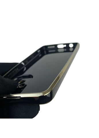 Чехол для Camon 19 CI6n с кольцом-подставкой с золотой окантовкой на техно камон 19 черный gs1 Tecno (366234553)