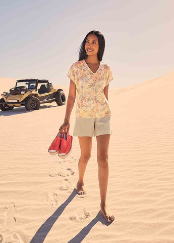 Шорты женские льняные Esmara (325215827)