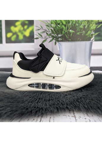 Світло-бежеві осінні кросівки дитячі для дівчинки Jong Golf