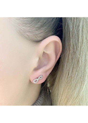 Серебряные серьги с фианитами (2081166) Silver Breeze (317355252)