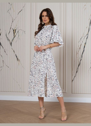 Белое платье sa-516 белое ISSA PLUS однотонное