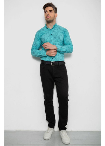 Сорочка чоловіча з принтом стрейч,, 214R1054 Ager (358886096)