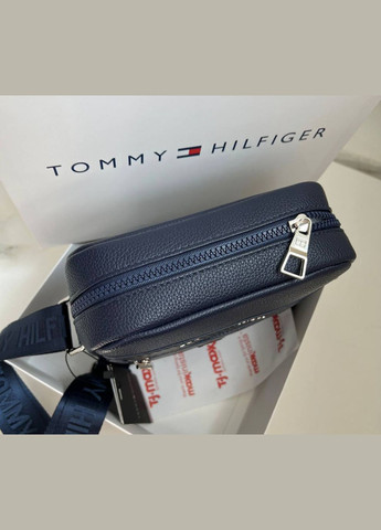 Чоловіча брендова сумка через плече (1016-2) синя No Brand (322157323)