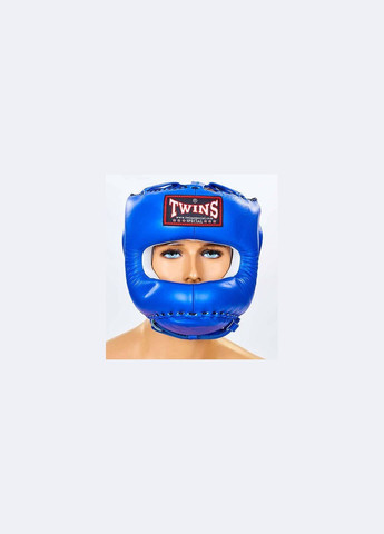 Шлем боксерский с бампером HGL-10 Синий (37426022) Twins (296686465)