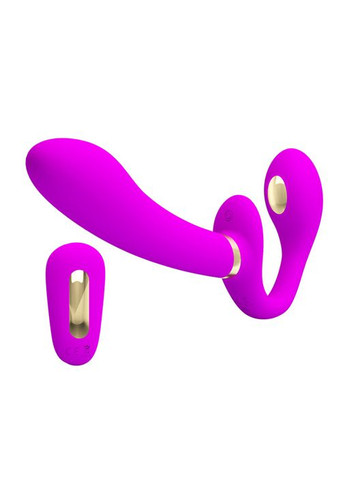 Страпон без ремней протез члена для женщин с вибрацией и электростимуляцией с пультом управления Thunderbird LyBaile (317747822)