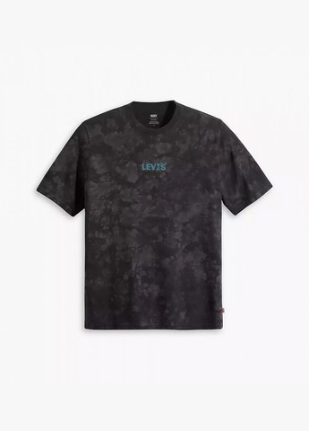 Черная футболка Levi's вільного крою 161431021 Wash Caviar Black