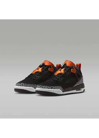 Кроссовки женские Spizike Low (Gs) Black Air Jordan чёрные (364838000)
