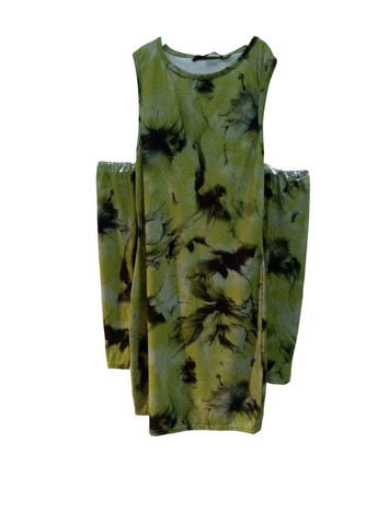 Зеленое кэжуал платье Missguided с абстрактным узором
