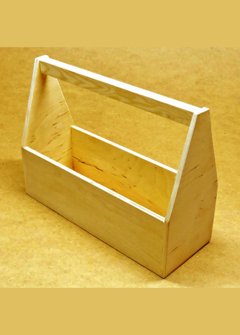 Ящик-переноска для інструментів з дерева Спартак 40 каррі (ЯДИ-400403) No Brand (328910387)