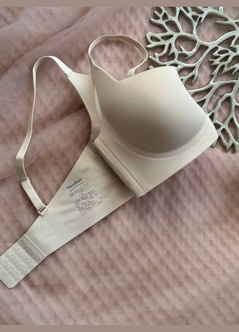 Бежевый бесшовный бесшовный бюстгальтер Mandhari без косточек