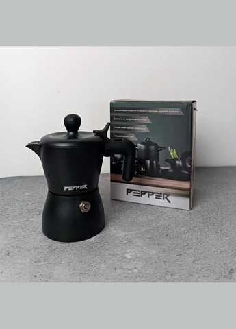 Гейзерная кофеварка Черная Жемчужина 50мл PR2241 (136962) Pepper (311950835)