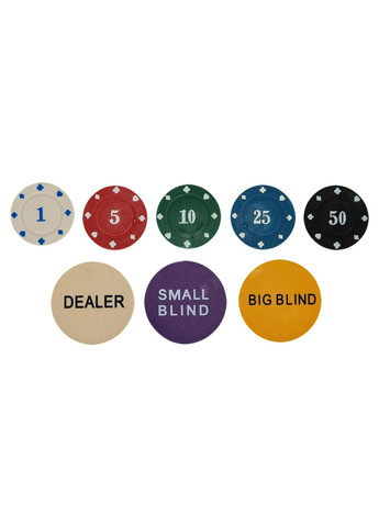 Набор для покера в металлической коробке 6620K 200 фишек SP-Sport (323217194)