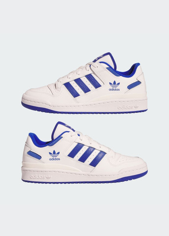 Белые летние кроссовки forum low cl adidas