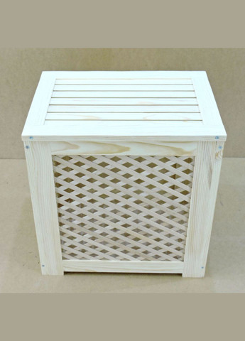 Корзина для белья из дерева Садау бланже (КЗБ-001601) No Brand (328293846)