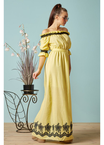 Жовтий сукня 624.1406 Seventeen