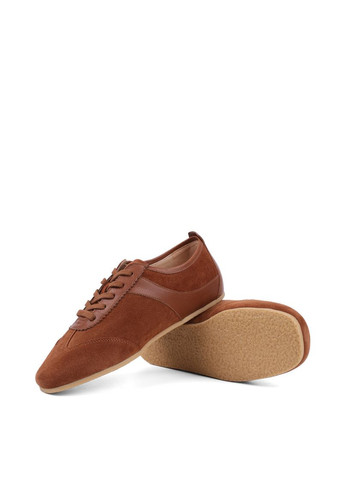 Женские Кроссовки JR1155-1A Коричневый Велюр MIRATON коричневые демисезоны (322181735)