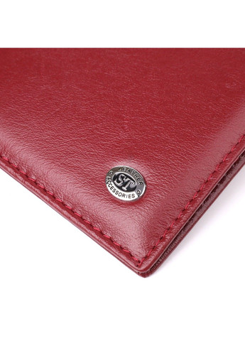 Красива обкладинка на паспорт універсального формату з натуральної шкіри 23079 Чорний st leather (330359599)