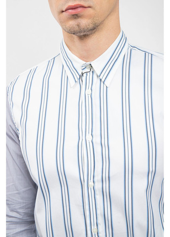 Цветная кэжуал рубашка в полоску John Richmond