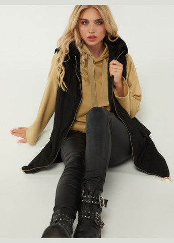 Чорна демісезонна куртка дієго Mirage