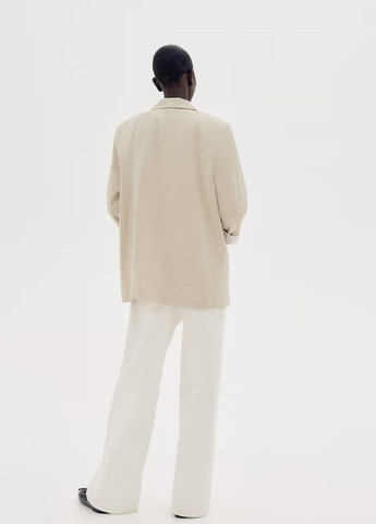 Светло-бежевый женский жакет H&M однотонный - демисезонный