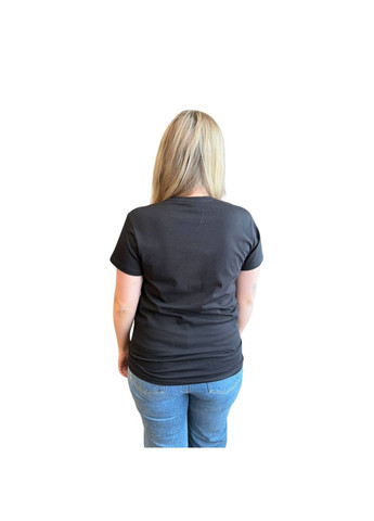 Набір футболок бавовняних жіночих 3 шт. чорний/сірий/темно-синій FT1 Ananasko - (344590192)