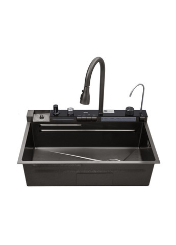 Кухонна мийка KRP Schwarze - SET7546ARTHM PVD (3.0/0.8 мм) Kroner (332972289)