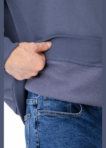 Серый свитшот мужской (оверсайз) (p-12989) Носи своє без декора (311680712)