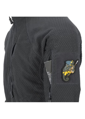 Куртка тактическая Флисовая на замке Серая ALPHA TACTICAL JACKET - GRID FLEECE L SHADOW GREY (BL-ALT-FG-35-B05-L) Helikon-Tex (292132323)