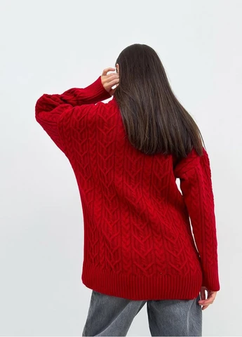 Червоний демісезонний светр олівія Art Knit