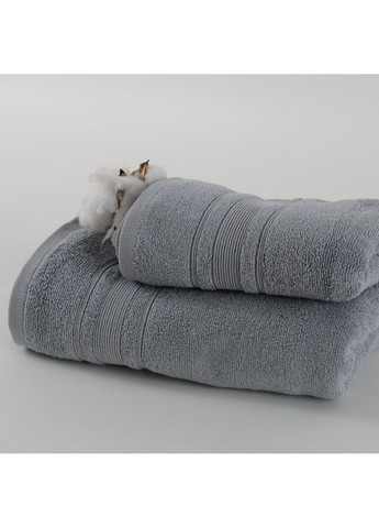 Хлопковое полотенце для тела 70*140 см, 550 г/м2 Fancy Светло-серый (2577070140) ТЕП однотонный светло-серый