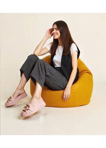 Розовые шлепанцы женские цепь розовые Kamengsi