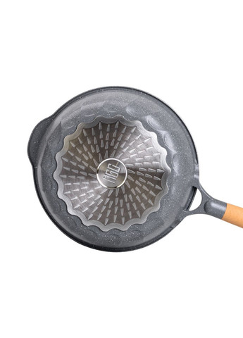 Алюмінієвий сотейник 4,3 л мармуровий з антипригарним покриттям Ø 28 см сірий MGC HP-4-437G Jooki (358705894)