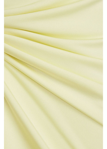 Світло-жовтий святковий, коктейльна, домашній, пляжна, карнавальний, відвертий, повсякденний, кежуал, вечірня стильна жовта сукня міді birger christensen сукня-комбінація, з відкритою спиною, а-силует, з відкритими плечима Remain