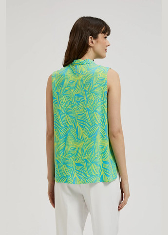 Голубая блуза Moodo