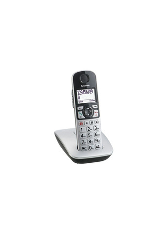 Радіотелефон DECT KX-TGE510RUS, чорно-сріблястий Panasonic (323000835)
