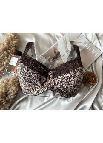 Коричневый коричневый бюстгальтер без поролона Lanny Mode