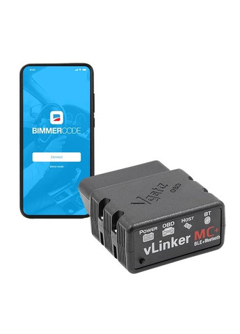 Автосканер VGate vLinker MC+ Bluetooth 4.0 BLE (аналог OBDLink MX+) для работы с BimmerCode, Forscan, ALfa Obd ELM (369765043)