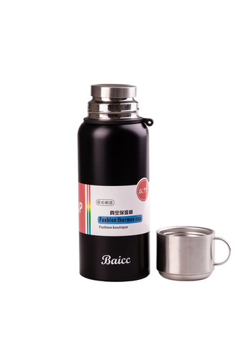 Термос з нержавіючої сталі з ручкою 1200 мл • чашка термос Happy Life HPGM8826 (307924104)