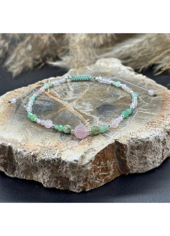 Браслет талісман для знаку зодіаку Телець з натурального каміння на затяжці d-6х4-3-2мм+- No Brand Браслет (362695412)