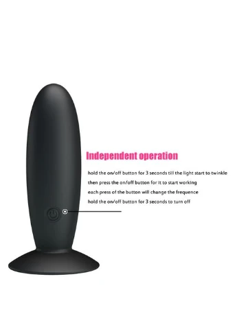 Анальная пробка с вибрацией Pretty Love Remote Control Vibrating Plug от all Оригинал Baile (302368924)