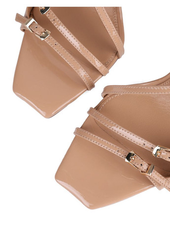 Жіночі Босоніжки S8418-101 Бежевий Лак MIRATON (330179912)