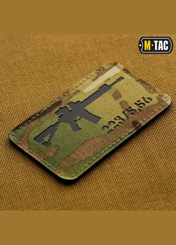 Нашивка AR-15.223/5,56 Laser Cut Multicam/Black M-TAC (324765660)