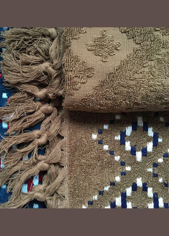 Sikel подарочный набор жаккардовых полотенец турция khaki коричневый производство -