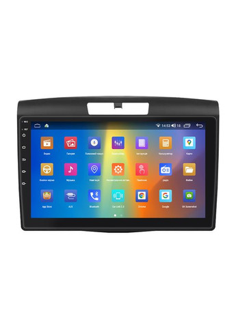 Штатна магнітола 9" для Honda CR-V IV 2011-2015 2/32 Gb CarPlay 4G Wi-Fi GPS Prime IPS Хонда 7 шт. Lesko (336194552)
